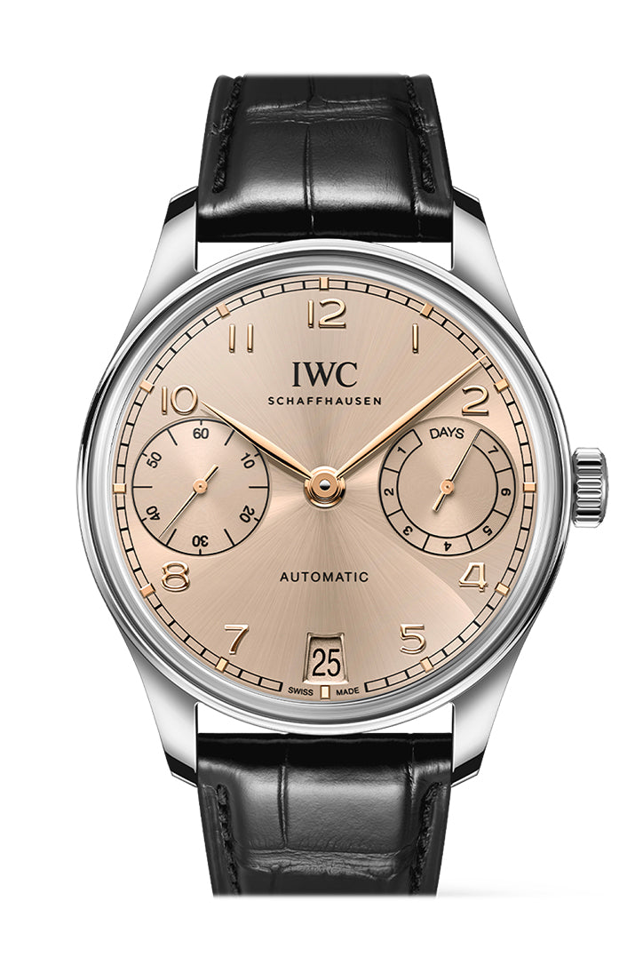 IWC Portuguese Day Power Reserve SS 42 Dune Dial Watch IW501705