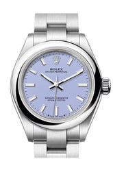 Rolex Oyster Perpetual 28 Lavender Dial Smooth Bezel Watch 276200