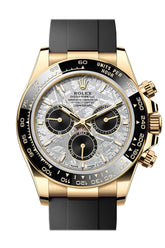 Rolex Daytona 40 Meteorite Dial Black Cerachrom Bezel Yellow Gold Watch 126518LN