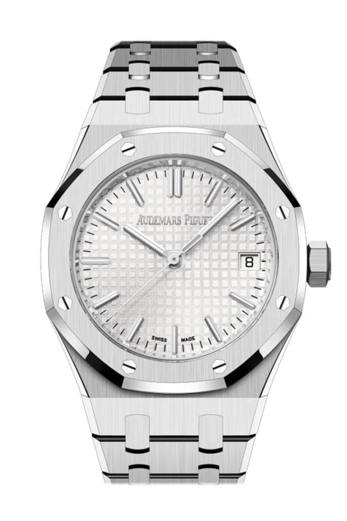 Audemars Piguet Royal Oak 37 Silver-toned dial Stainless steel
