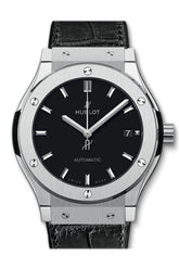 Hublot Classic Fusion Automatic Black Dial Titanium Mens Watch 542.nx.1171.lr