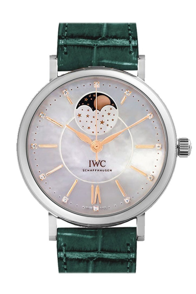 IWC Portofino 37mm White Mother Of Pearl Dial Automatic Ladies