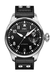 Iwc Big Pilot Black Dial Automatic 46Mm Mens Watch Iw500912 Silver