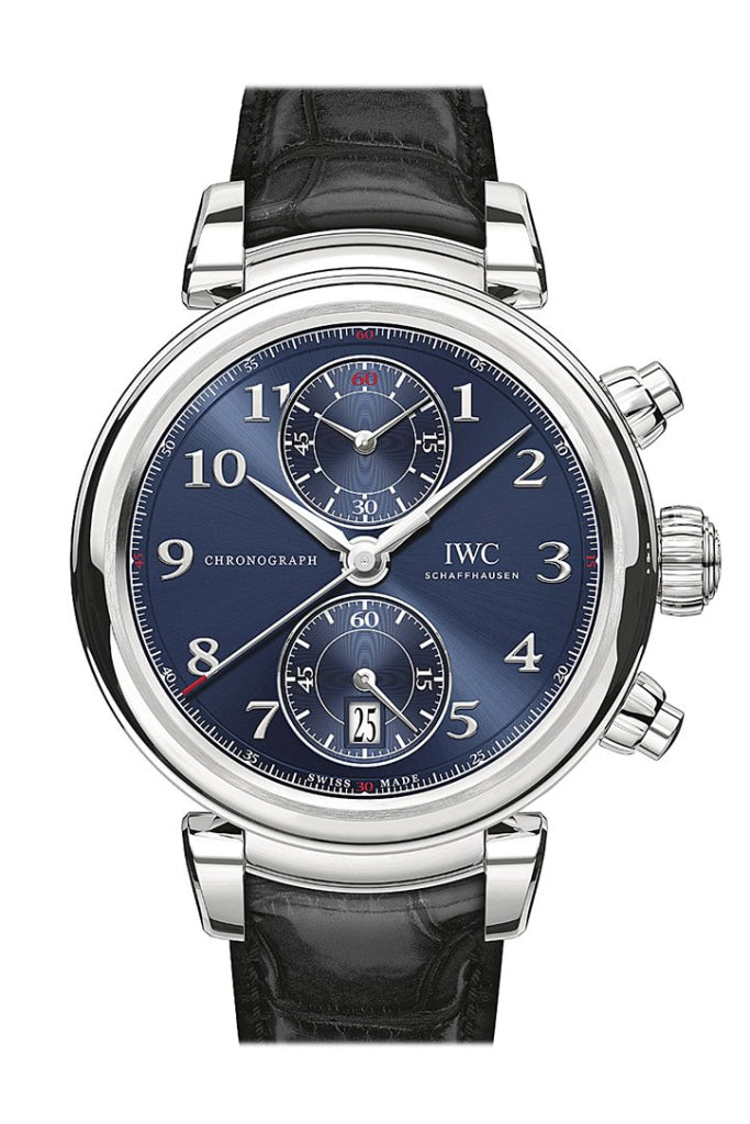 IWC Da Vinci Blue Dial Men s Chronograph IW393402 WatchGuyNYC New York