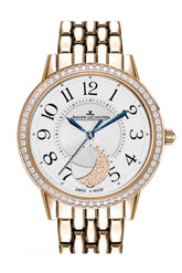 Jaeger Jlc Rendez-Vous Rose Gold Silver Dial 3572120 Watch