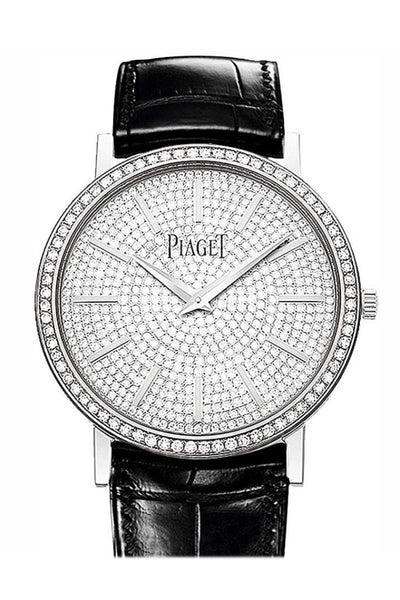 Piaget Altiplano Round in White Gold Diamond Bezel GOA36128