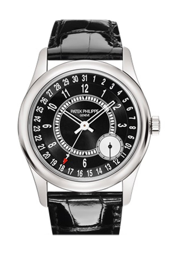 Patek Philippe Calatrava White Gold Black Dial Men s Watch 6006G WatchGuyNYC