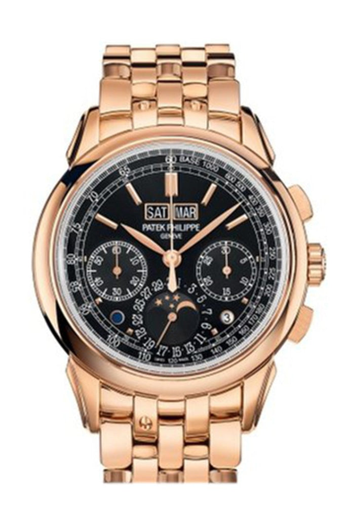 Patek Philippe 5270 1R 001 Grand Complications Perpetual Chronograph Black Dial Watch WatchGuyNYC
