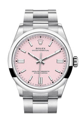 Rolex Oyster Perpetual 36 Pink Dial Bracelet Watch 126000
