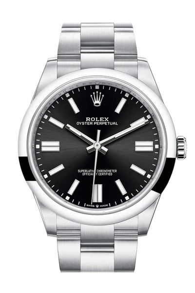 Rolex Oyster Perpetual 41 Black Dial Oyster Bracelet Watch 124300
