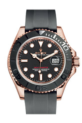Rolex Yacht-Master 40 Automatic Black Dial 18Kt Everose Gold Watch 126655