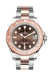 Rolex Yacht-Master 37 Chocolate Dial Automatic Men’s Steel And 18K Everose Gold Oyster Watch 268621