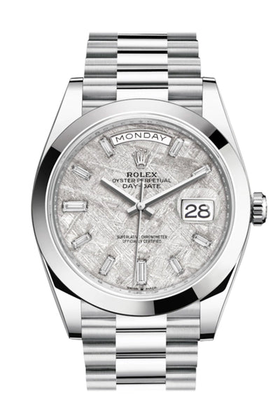 Rolex day date platinum diamond 2025
