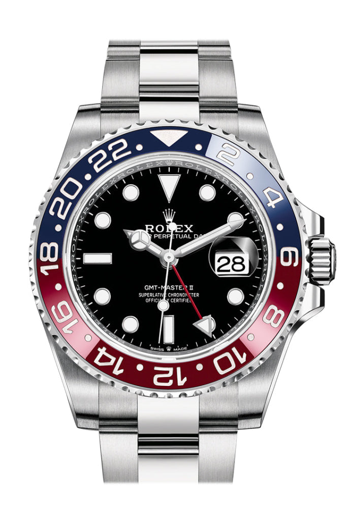 Rolex GMT-Master II Blue Dial White Gold Men's Watch 126719BLRO