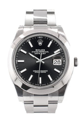 Rolex Datejust 41 Black Dial Automatic Men’s Watch 126300