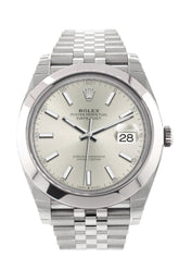 Rolex Datejust 41 Silver Dial Automatic Men’s Jubilee Watch 126300