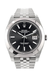 Rolex Datejust 41 Black Dial Automatic Men’s Jubilee Watch 126300