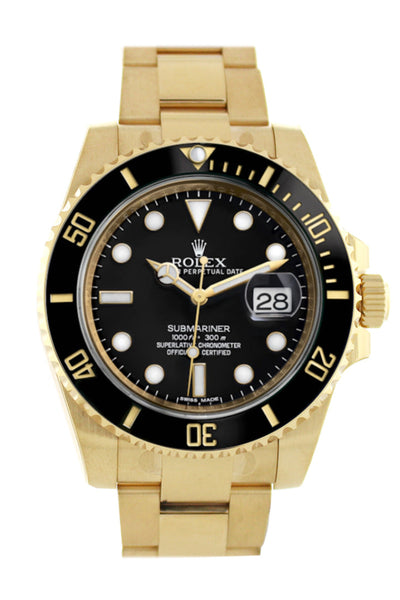 Rolex submariner 18 karat gold sale