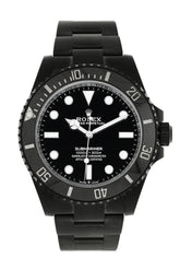 Rolex Black-Pvd Submariner 41 Chronometer Black Boc Coating Oyster Men’s Watch 124060 New Release