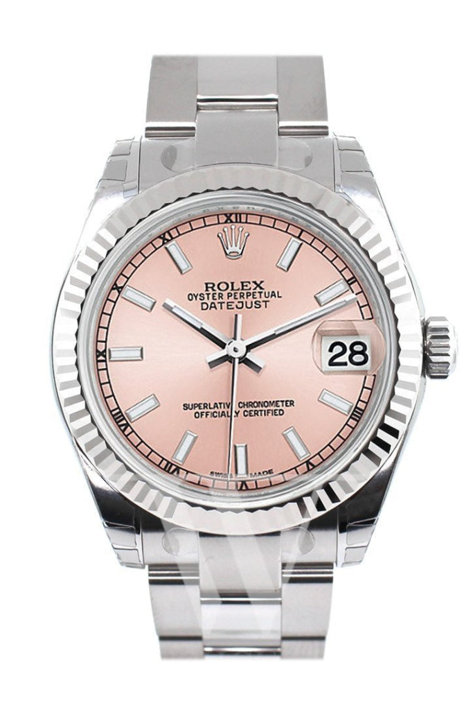 Rolex datejust sales 31 pink dial