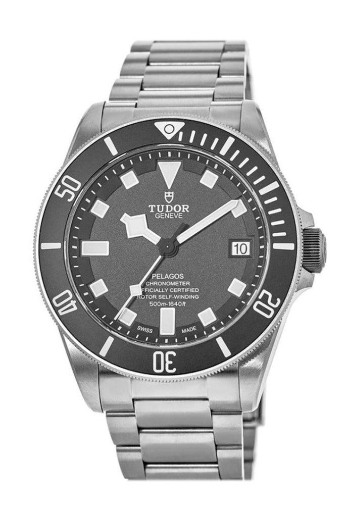 Tudor Pelagos Chronometer Black Dial Titanium Men's Watch 25600TN