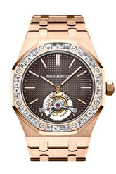 Audemars Piguet Royal Oak 41Mm Brown Dial Pink 18K Pink Gold Mens Watch 26516Or.zz.1220Or.01