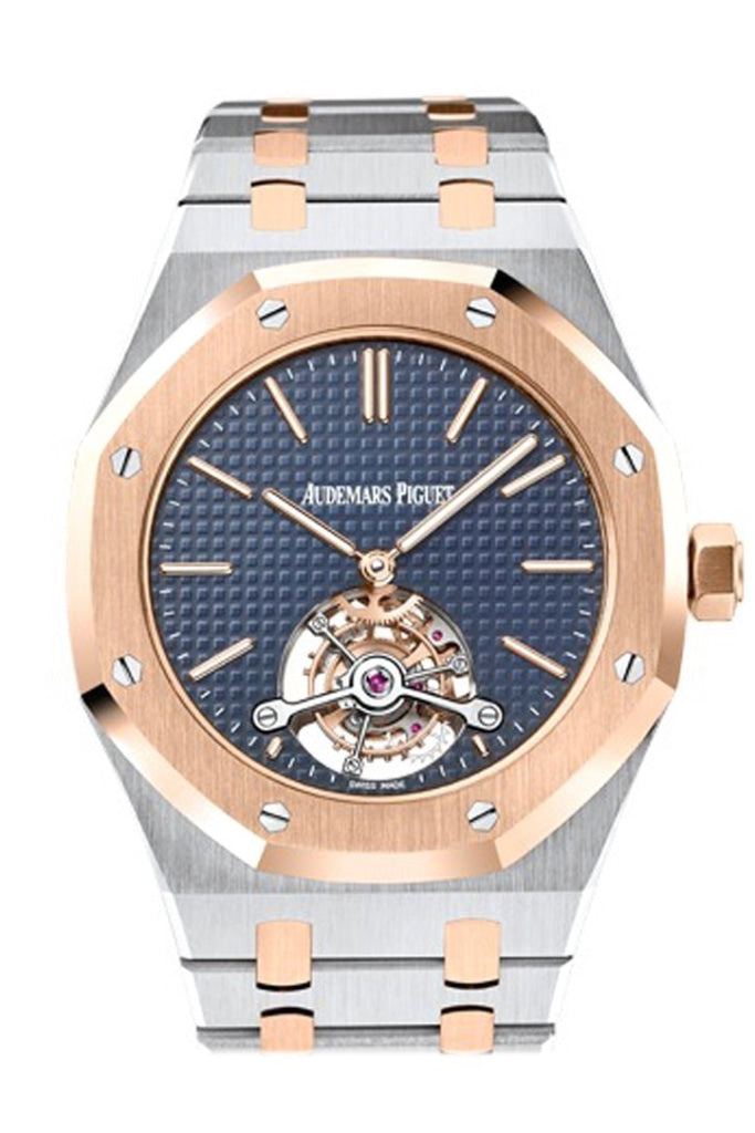 Audemars Piguet Royal Oak 41mm Blue Dial Automatic Two Tone Midsize Wa WatchGuyNYC