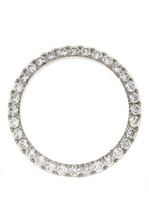 Custom Diamond Bezel For Rolex Datejust Mens 36Mm 4Ct Stainless Steel White / Si None Custom-Bezel