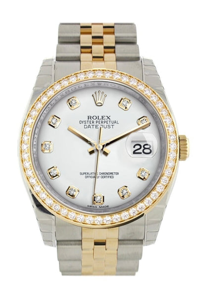 Rolex Datejust Custom Diamond Bezel 116203 116233 WatchGuyNYC