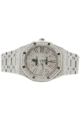 Audemars Piguet 41 Custom Diamonds Steel Mens Watch 15400St.oo.1220St.01 Watches