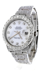 Rolex Datejust 36Mm Custom Diamonds Mens Watch 116200 Watches