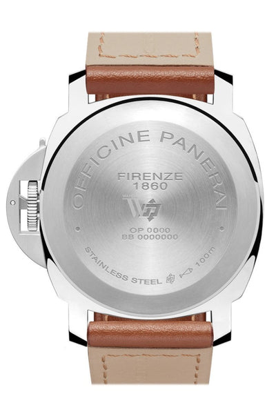 Panerai luminor marina logo new arrivals acciaio