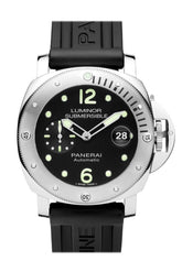 Panerai Luminor Submersible Automatic Acciaio 44Mm Black Dial Mens Watch Pam01024
