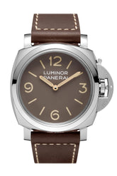 Panerai Luminor Marina 1950 3 Days Acciao 47Mm Brown Dial Mens Watch Pam00663
