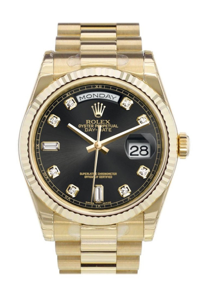 Rolex presidential black store