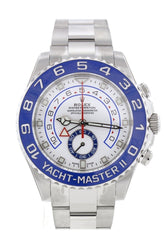Rolex Yacht-Master Ii 44 White Dial Stainless Steel Mens Watch 116680