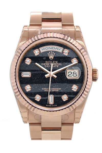 Rolex day new arrivals date ferrite dial