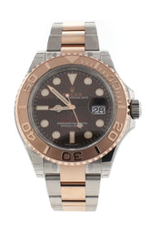 Rolex Yacht-Master 40 Chocolate Dial 18K Rose Gold Mens Watch 116621