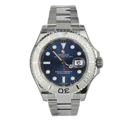 Rolex 116622 YACHT-MASTER Dial Platinum Steel | WatchGuyNYC