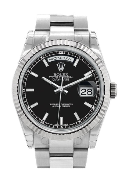 Rolex day date shop 36 black dial