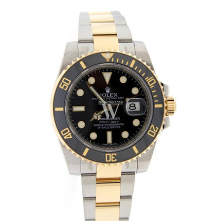 Rolex Submariner 116613 40mm Green Dial Two-tone Watch