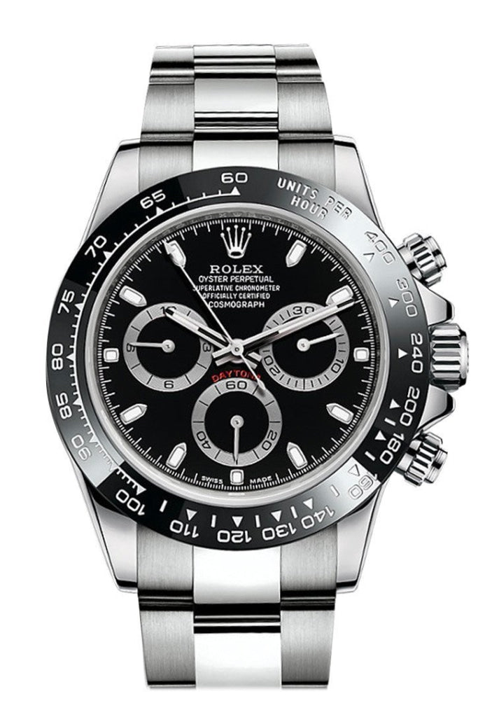 ROLEX Cosmograph Daytona Black Men's Watch| WatchGuyNYC