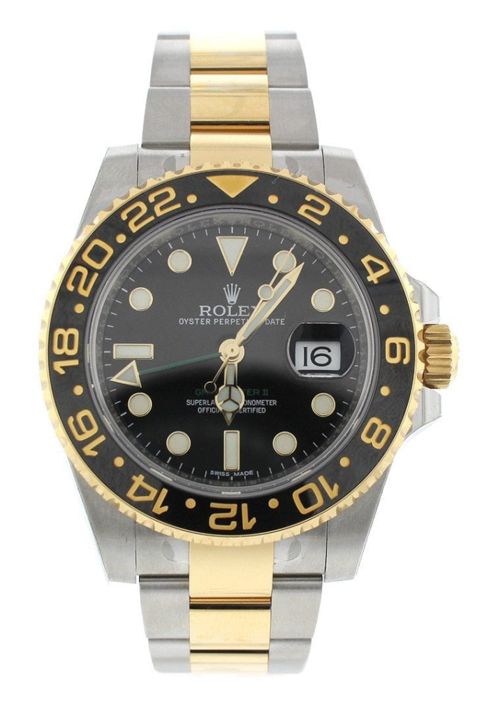 Rolex 116713 GMT Master II 40 Steel Black Dial Men s Watch WatchGuyNYC