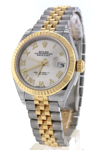 ROLEX 279173 Datejust 28 Silver Dial Ladies WatchGuyNYC