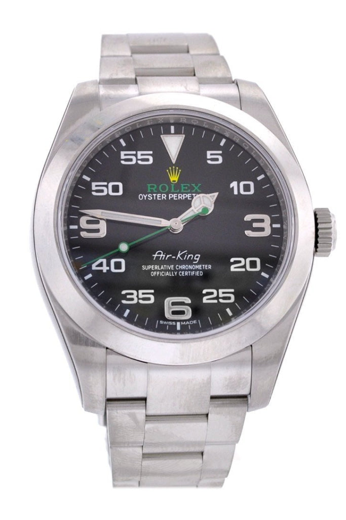 Rolex 116900 Air King Black Dial Stainless Steel Men s WatchGuyNYC