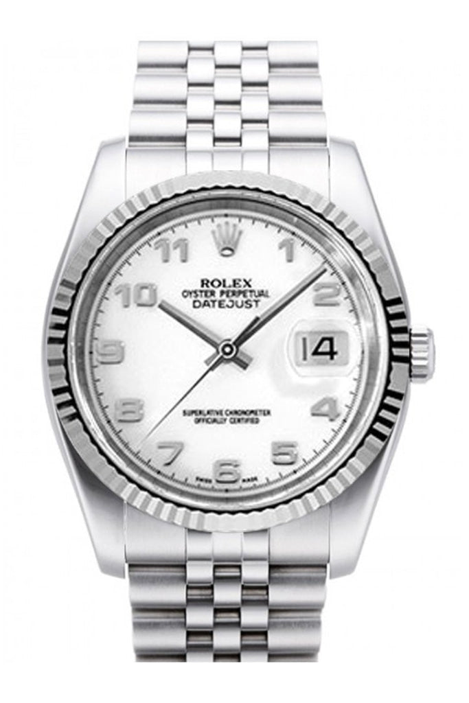 116234 white hotsell dial