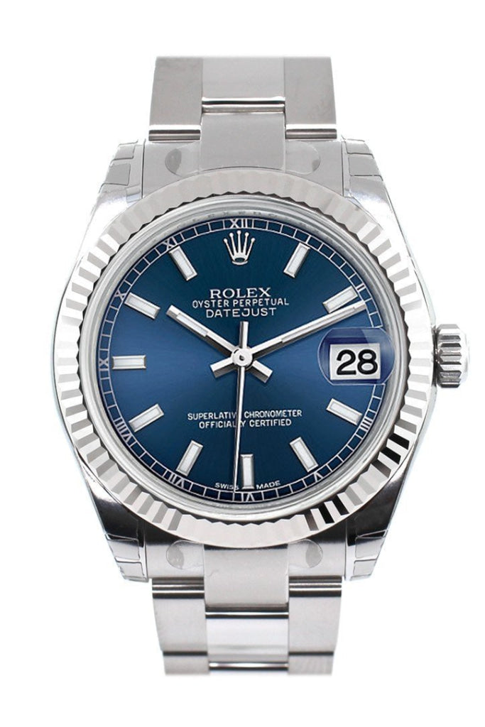Rolex lady datejust 31 blue dial outlet