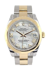 Rolex Datejust 31 Mother Of Pearl Roman Dial 18K Gold Two Tone Ladies 178243 / None Watch