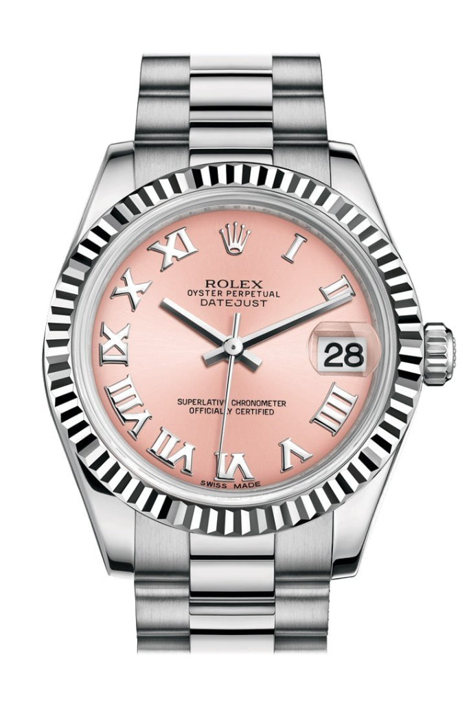 Rolex datejust shop 31 pink dial