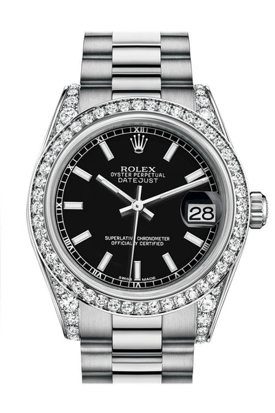 Rolex black women's watch shop